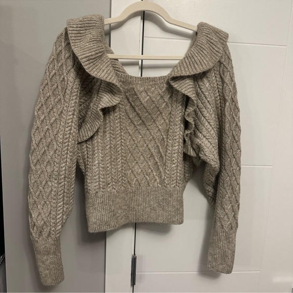 Blogger Favorite Ruffle Knit Sweater - Picture 5 of 6